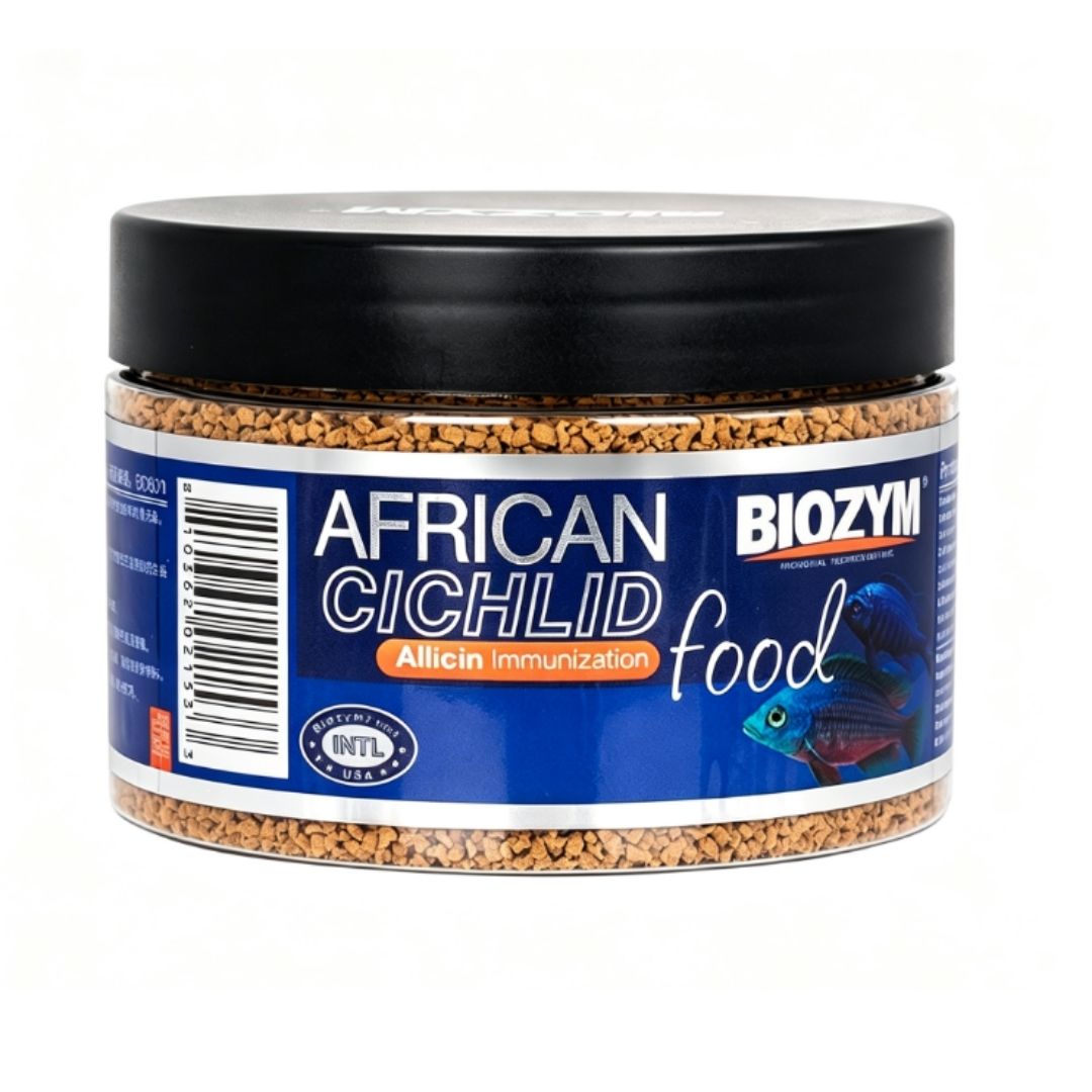Biozyn-觀賞魚配合飼料 非洲慈鯛肉食配合魚糧 升級版 蒜素+ BD601 (120g) | 香港行貨