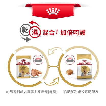 BHN 約瑟爹利成犬專屬主食濕糧 (肉塊) 85克 X 12