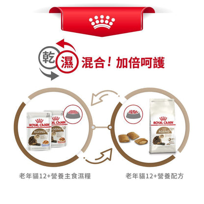 FHN 老年貓12+營養主食濕糧 (肉汁) 85克 X 2 (包裝隨機提供)