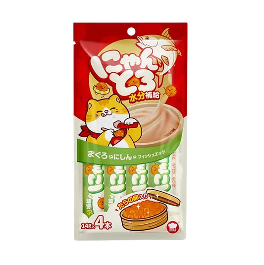 地獄廚房 水分補給 – 吞拿魚+鯡魚+鱈魚子 14g x 4條