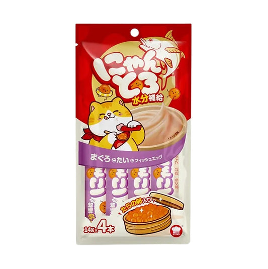 地獄廚房 水分補給 – 吞拿魚+鯛魚+鱈魚子 14g x 4條