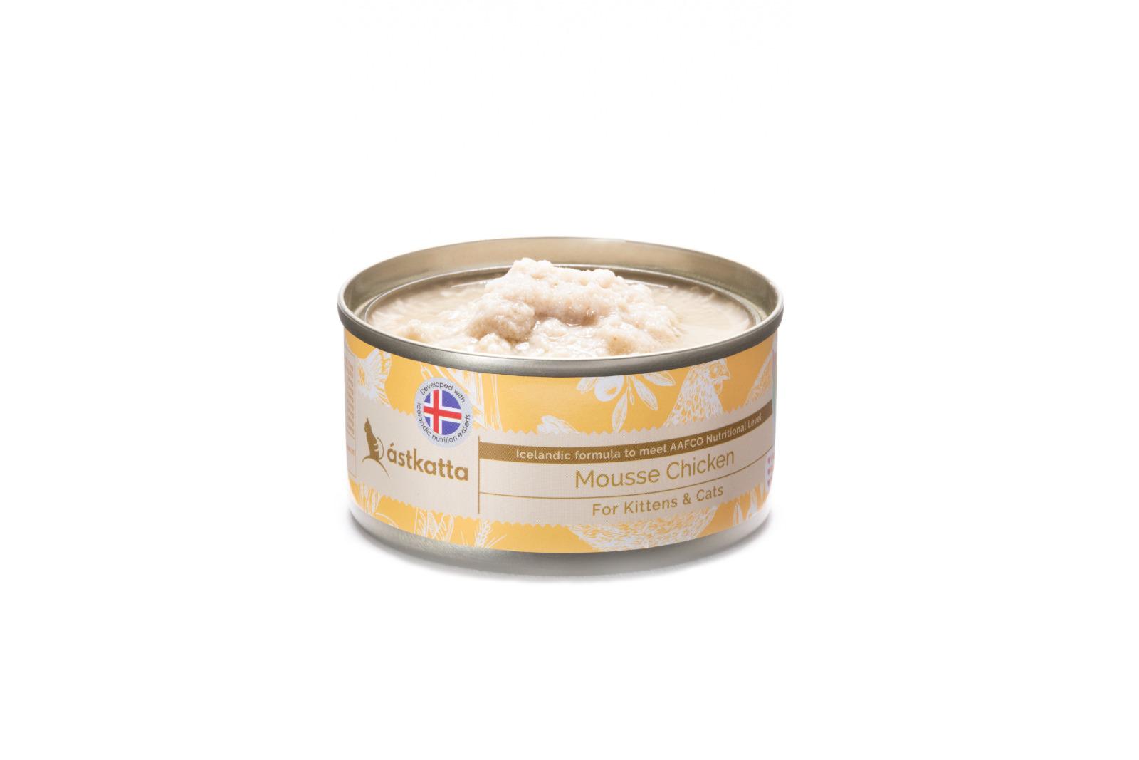 ASTKATTA All Cat Can Series Pure Chicken Mousse Formula 80g