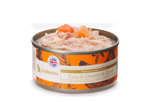 ASTKATTA Digestive Care Series Cat Can Tuna + Chicken + Carrot Formula 80g