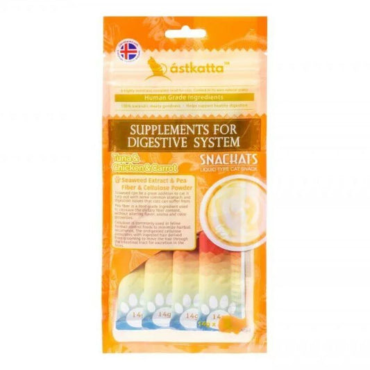 ASTKATTA Digestive Care Series Nutritional Puree Tuna + Chicken + Carrot Formula 14g x4