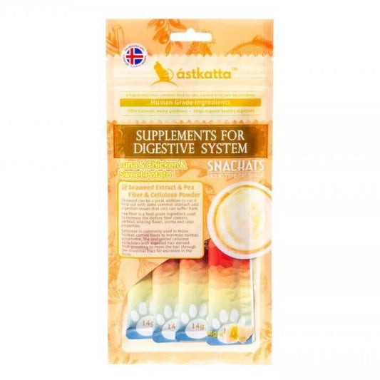 ASTKATTA Digestive Care Series Nutritional Puree Tuna + Chicken + Sweet Potato Formula 14g x4