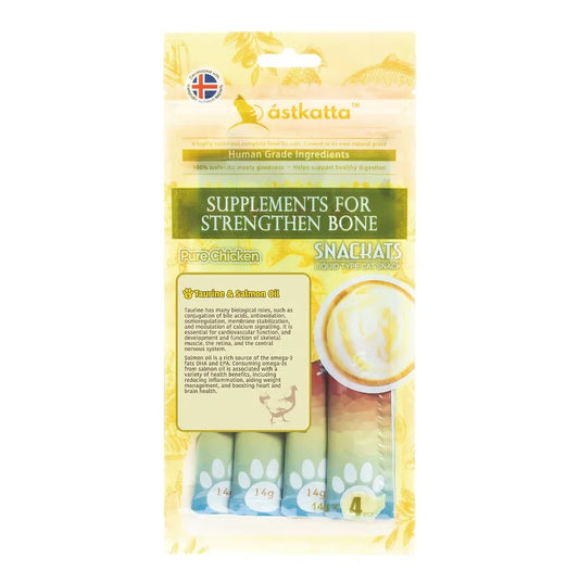 ASTKATTA Joint Support Series Nutritional Puree Wild Free-Range Chicken Formula 14g x4