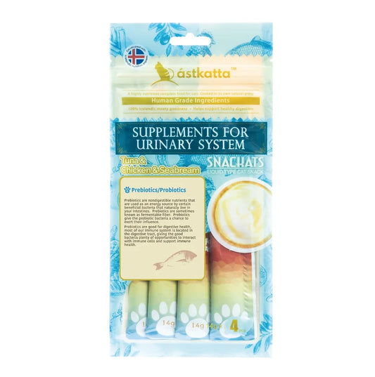 ASTKATTA Urinary System Series Nutritional Pure Tuna + Chicken + Snapper Formula 14g x4