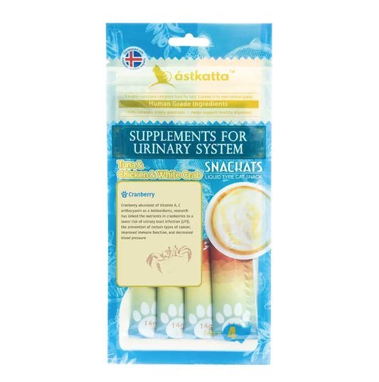 ASTKATTA Urinary System Series Nutritional Puree Tuna + Chicken + White Crab Meat Formula 14g x4