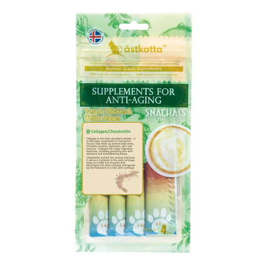 ASTKATTA Vitality Boost Series Nutritional Puree Tuna + Chicken + White Shrimp Formula 14g x4