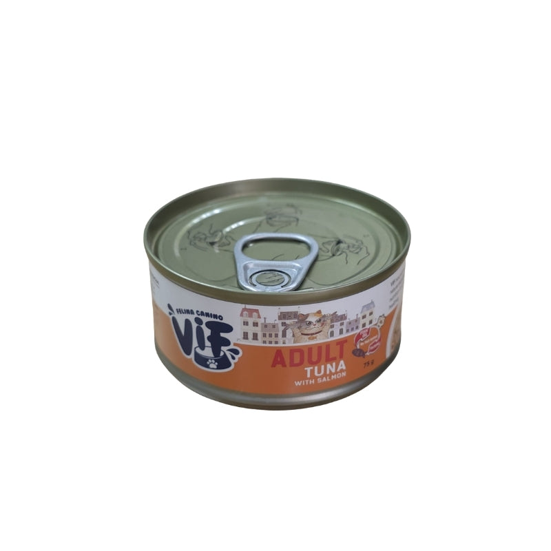 吞拿魚+三文魚成貓配方鮮味貓罐頭 75克 AC3