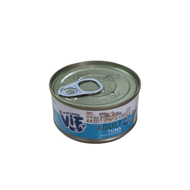吞拿魚+白魚成貓配方鮮味貓罐頭 75克 AC4