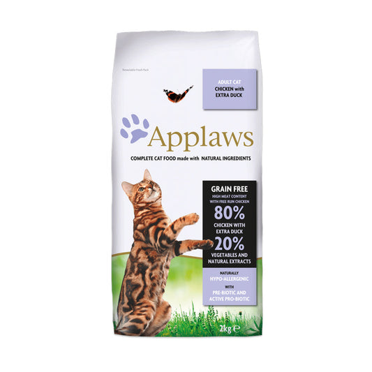 Applaws Adult Cat Dry Food Chicken & Duck Formula 2kg #4204  