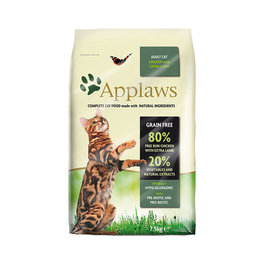 Applaws Adult Cat Dry Food Chicken & Lamb Formula 2kg #4024  
