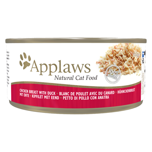 Applaws Cat Canned Food Chicken Breast + Duck Formula 156g #2025  