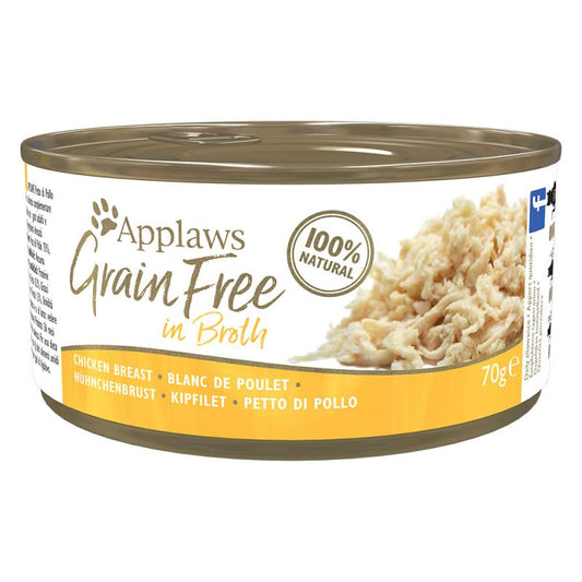 Applaws Cat Canned Food Grain-Free Series Chicken Breast + Chicken Broth Formula 70g #1102  