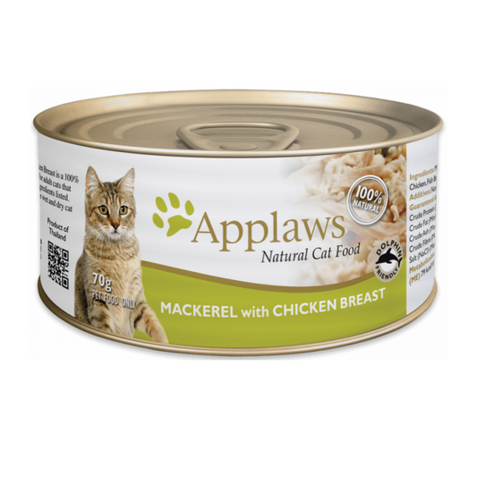 Applaws Cat Canned Food Mackerel + Chicken Breast Formula 70g #1013  