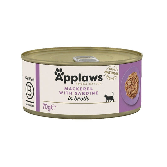 Applaws Cat Canned Food Mackerel + Sardine Formula 70g #1015  