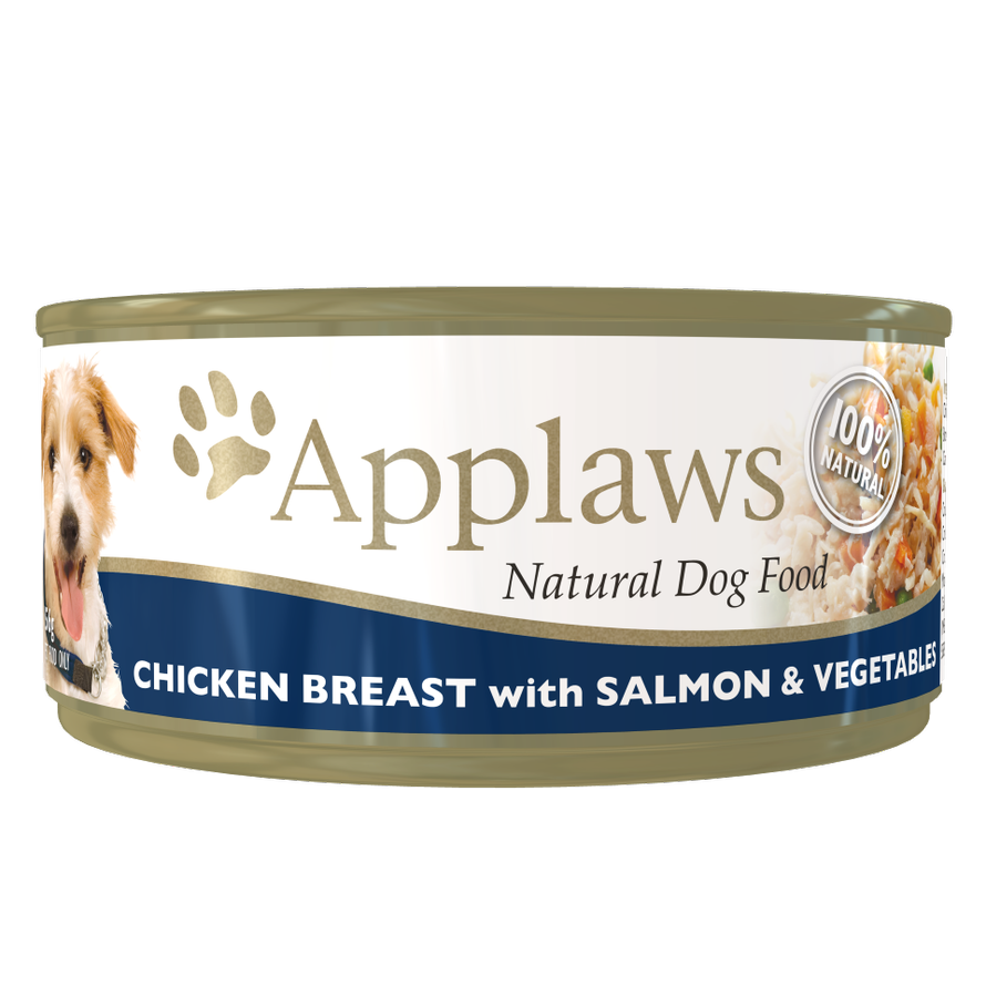 Applaws Dog Canned Food Chicken Breast + Salmon + Vegetables Formula 156g #3004  