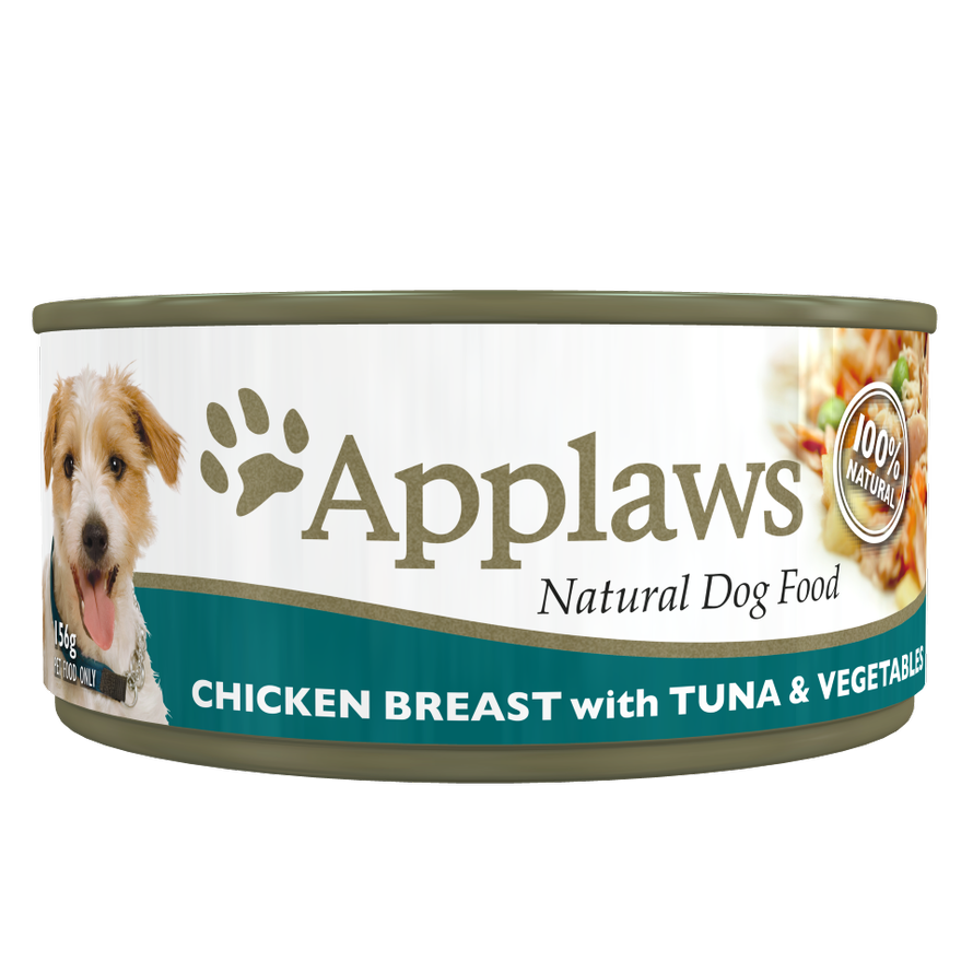 Applaws Dog Canned Food Chicken Breast + Tuna + Vegetables Formula 156g #3003  