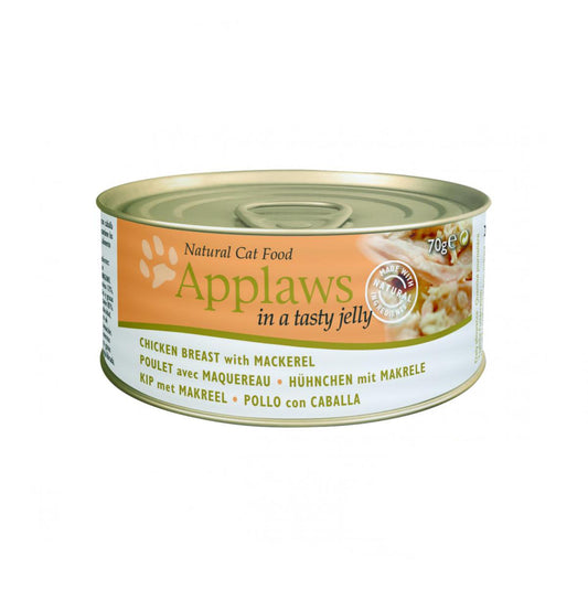 Applaws Jelly Series Cat Canned Food Chicken + Mackerel Formula 70g #1035  