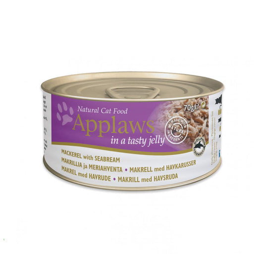 Applaws Jelly Series Cat Canned Food Mackerel + Sea Bream Formula 70g #1034  