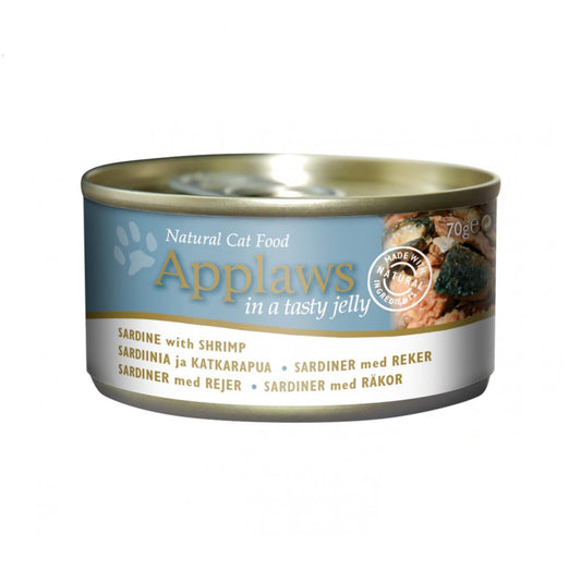 Applaws Jelly Series Cat Canned Food Sardine + Shrimp Formula 70g #1047  