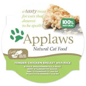 Applaws Portable Tray Series Tender Chicken Breast + Rice Formula 60g #7005  