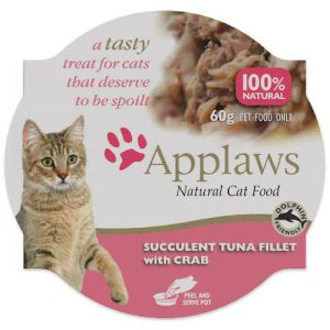 Applaws Portable Tray Series Tuna + Crab Formula 60g #7003  