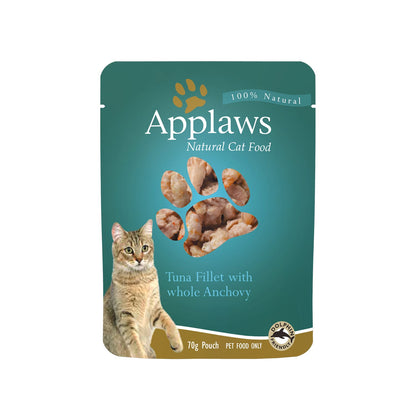 Applaws Pouch Cat Wet Food Tuna + Anchovy Formula 70g #8006  