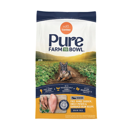 Canidae 老年狗乾糧 無穀物雞肉、甜薯和鷹嘴豆 9.9公斤 (22磅) (包裝隨機提供)