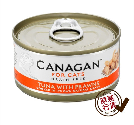 Canagan Cat Canned Wet Food Tuna + Shrimp Formula 75g #WP75
