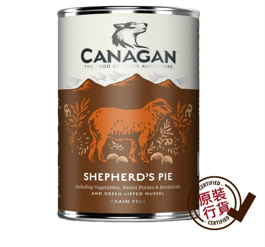 Canagan Grain-Free Dog Canned Wet Food Fresh Lamb Formula 400g #CSP