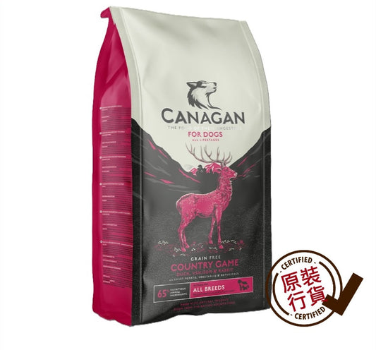 Canagan Grain-Free Dog Food Country Game Formula 6kg #GG6