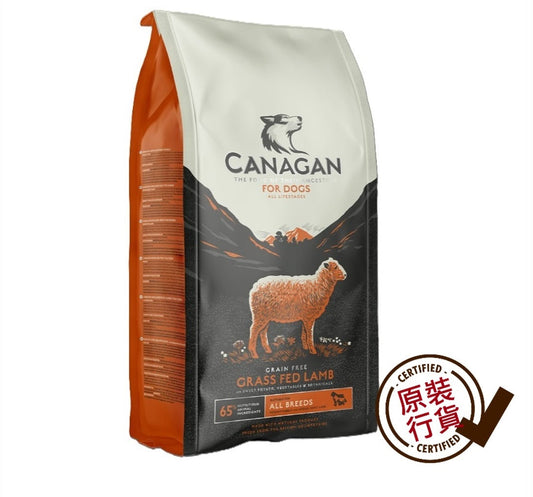 Canagan Original Choice Grain-Free Dog Food Grass-Fed Lamb Formula 6kg #GML6