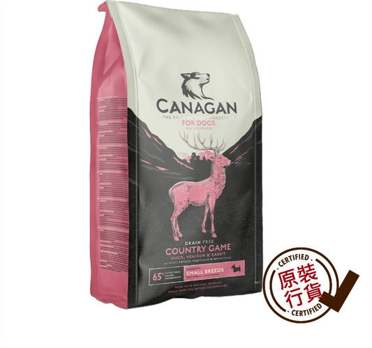 Canagan Original Choice Grain-Free Small Breed Dog Food Country Game Formula 6kg #GTG6