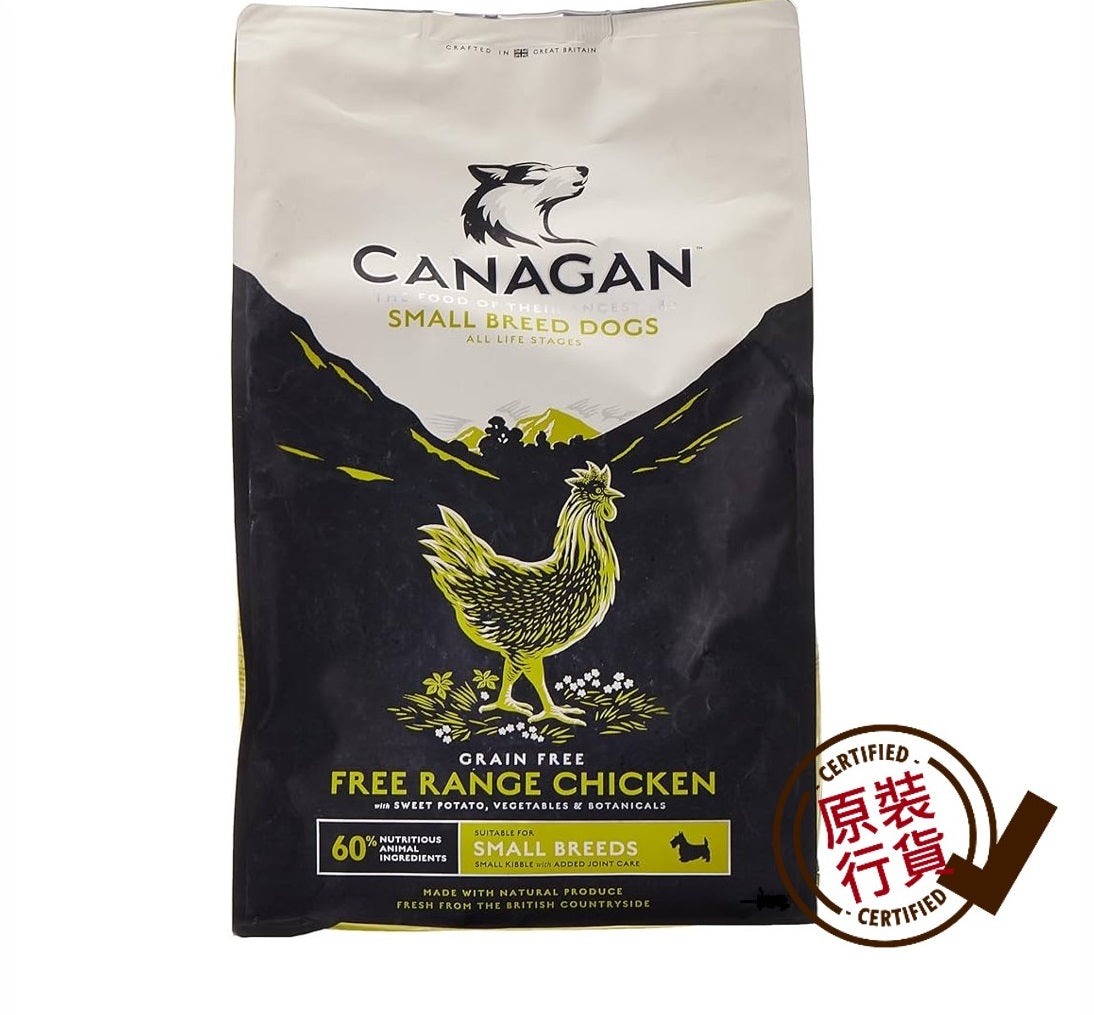 Canagan Original Choice Grain-Free Small Breed Dog Food Free-Run Chicken Formula 6kg #GTC6