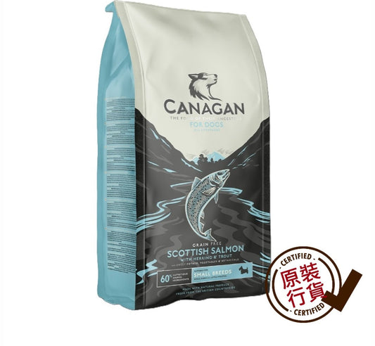 Canagan Original Choice Grain-Free Small Breed Dog Food Scottish Salmon Formula 6kg #GTS6