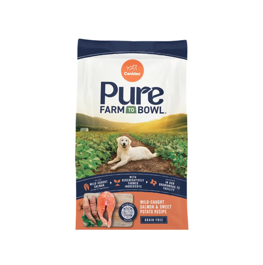 CANIDAE PURE Dry Dog Food Grain-Free Real Salmon & Sweet Potato Recipe for Adult 9.9KG (22 LBS)
CANIDAE PURE 無穀物 成犬乾糧 三文魚及甜薯配方 9.9公斤(22磅) (包裝隨機提供)