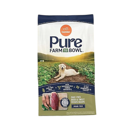 Canidae - PURE 無穀物系列 成犬乾糧 鴨肉及甜薯配方 9.9公斤 (包裝隨機提供)