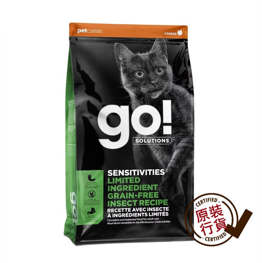 GO! SOLUTIONS Insect Protein Grain-Free Adult Cat Food 3lb