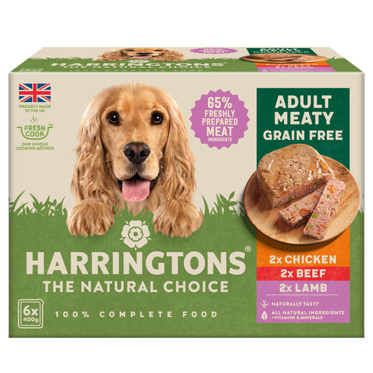 HARRINGTONS-Adult-Dog-Wet-Food-Mixed-6-x-400g