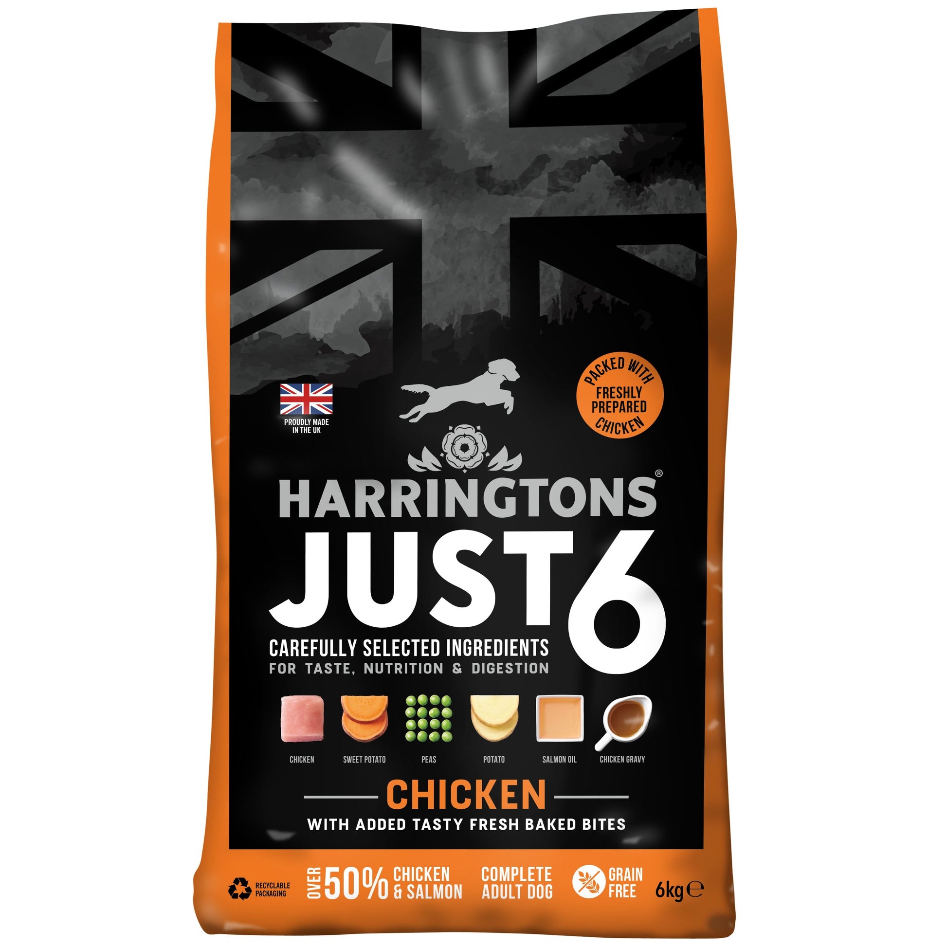 HARRINGTONS-JUST-6-Adult-Dry-Food-Chicken-6kg