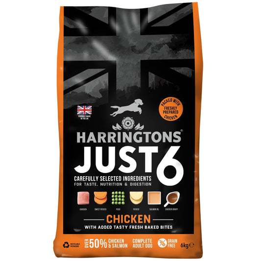 HARRINGTONS-JUST-6-Adult-Dry-Food-Chicken-6kg