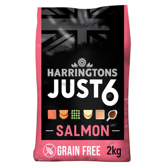 HARRINGTONS-JUST-6-Adult-Dry-Food-Salmon-2kg