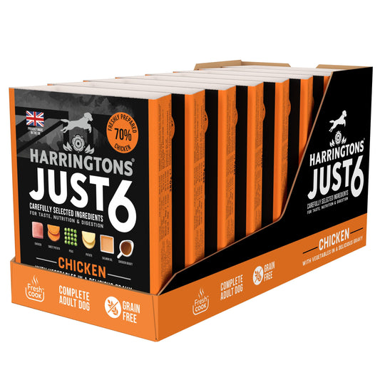 HARRINGTONS-JUST-6-Adult-Wet-Food-Chicken-8-x-380g