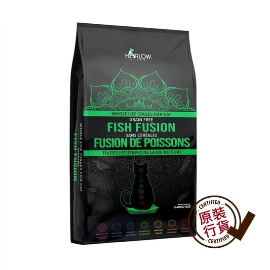 Harlow Maple All Natural Grain-Free Full Cat Formula Five Marine Fish Vegetable Formula 12lb