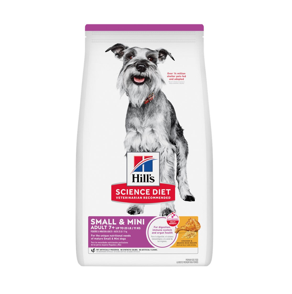 Hills Senior Dog 7+ Small Breed Formula Dry Food 3.3lb #603834