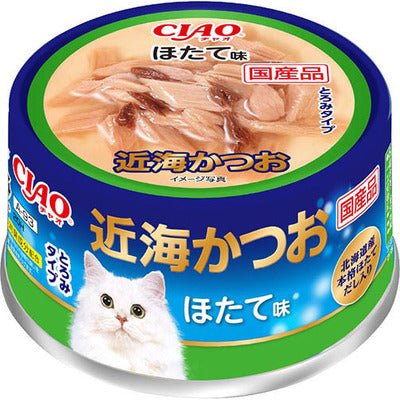INABA CIAO Cat Can Near Sea Series Bonito + Scallop 80g A-93