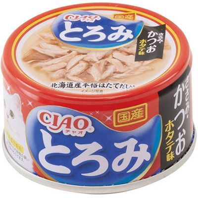INABA CIAO Cat Can Thick Soup Series Chicken + Bonito + Scallop 80g A-44