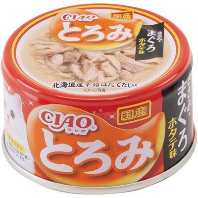 INABA CIAO Cat Can Thick Soup Series Chicken + Tuna + Scallop 80g A-41